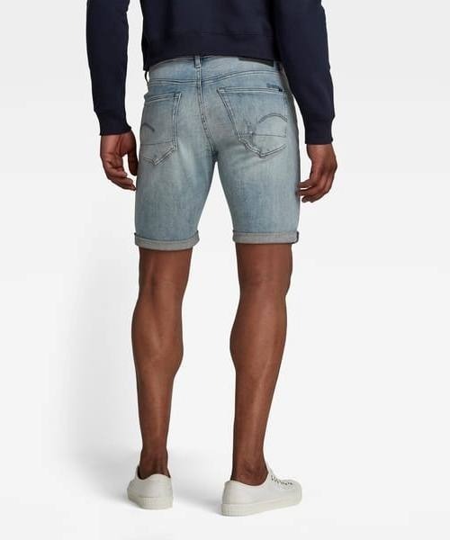 G-STAR（ジースター）の「3301 SLIM SHORTS/デニムショーツ（デニムパンツ・メンズ・インディゴブルー・30inch/32inch/28inch/34inch）」の6枚目の写真