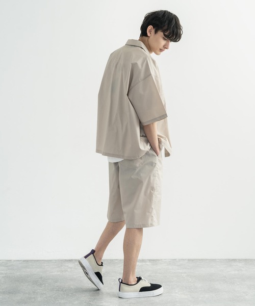 Rocky Monroe(ロッキーモンロー)の「タイプライターワイドショーツ(その他パンツ・メンズ・ブラック/ベージュ/カーキ/ブルー・LL/M/L)」の13枚目の写真