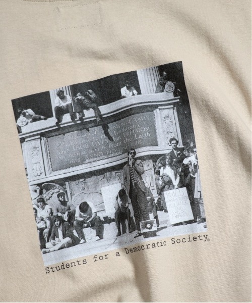 SUNNY SPORTS(サニースポーツ)の「SUNNY SPORTS / サニースポーツ YALE STUDENTS PHOTO POCKET TEE(Tシャツ/カットソー・メンズ・ホワイト/ブラック/サンドベージュ・LARGE/MEDIUM/X-LARGE)」の21枚目の写真