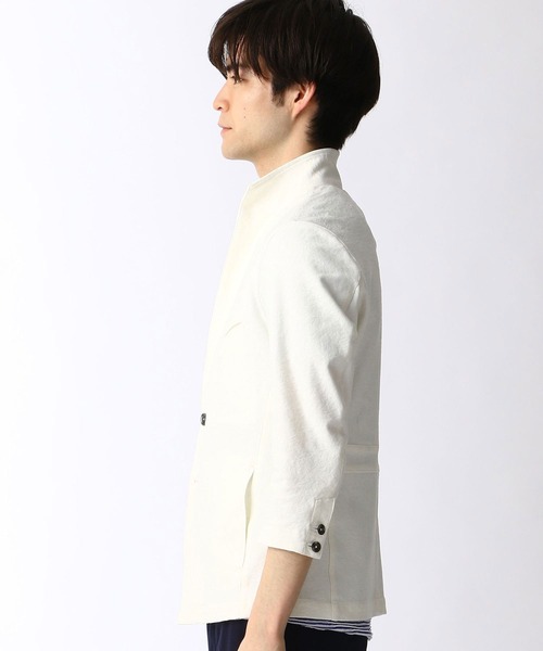 NICOLE CLUB FOR MEN（ニコルクラブフォーメン）の「スタンドジャケット（その他アウター・メンズ・ブラック/ネイビー/ホワイト・LARGE/X-LARGE/MEDIUM）」の8枚目の写真