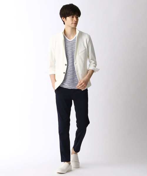 NICOLE CLUB FOR MEN（ニコルクラブフォーメン）の「スタンドジャケット（その他アウター・メンズ・ブラック/ネイビー/ホワイト・LARGE/X-LARGE/MEDIUM）」の18枚目の写真