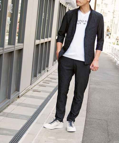 NICOLE CLUB FOR MEN（ニコルクラブフォーメン）の「スタンドジャケット（その他アウター・メンズ・ブラック/ネイビー/ホワイト・LARGE/X-LARGE/MEDIUM）」の21枚目の写真