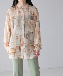 yuw | アートガラチュニック　945241(シャツ/ブラウス)