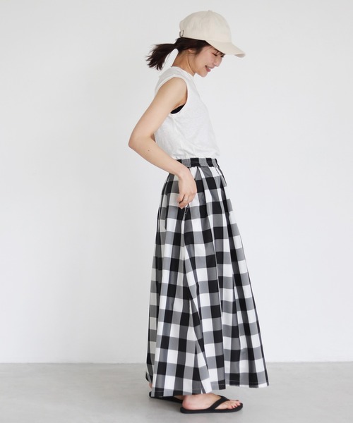 SLOBE IENA（スローブイエナ）の「リネン混ノースリーブプルオーバー【手洗い可能】◆（Tシャツ/カットソー・レディース・ホワイト/グレー/ベージュ/パープル・FREE）」の17枚目の写真