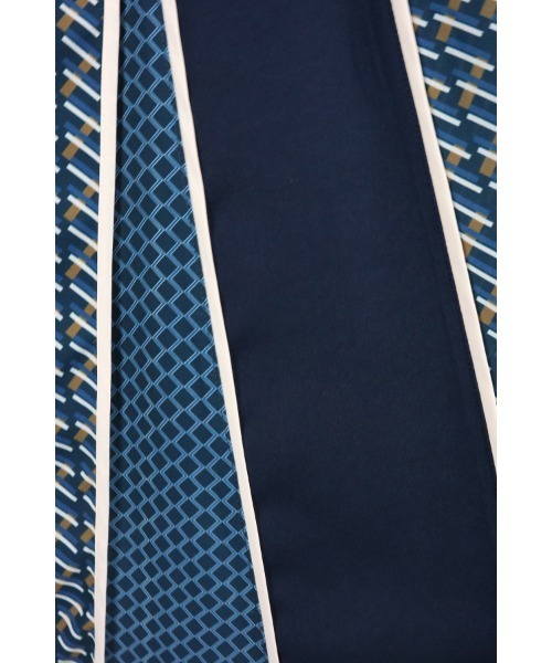 AULA AILA（アウラアイラ）の「幾何学プリントドレス（ドレス・レディース・ブルー/ブラウン/ネイビー・0）」の18枚目の写真