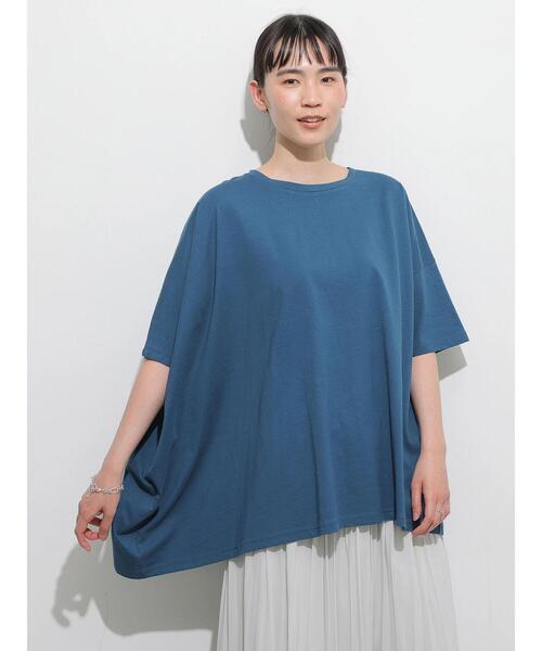 ライトブルー 半袖チュニック Samansa Mos2 半袖チュニック ライトブルー - メルカリ