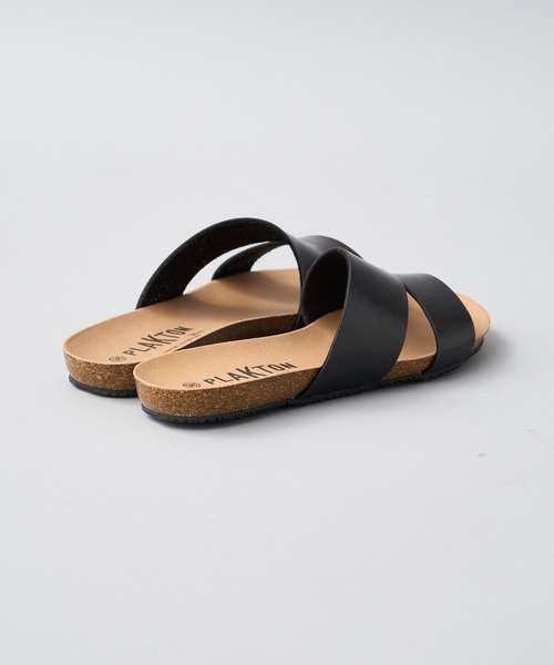 PLAKTON（プラクトン）の「＃【PLAKTON/プラクトン】 ワイドベルトサンダル（サンダル・レディース・ブラウン/キャメル/ブラック・37/38/36）」の7枚目の写真