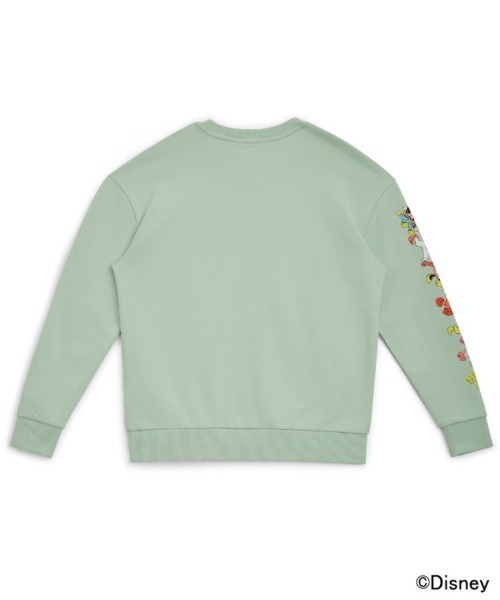 Guess（ゲス）の「GUESS/ゲス GUESS・DISNEY LSVTEE スウェット ディズニー（スウェット・メンズ・アイボリー/ミント・M/L/XL）」の5枚目の写真