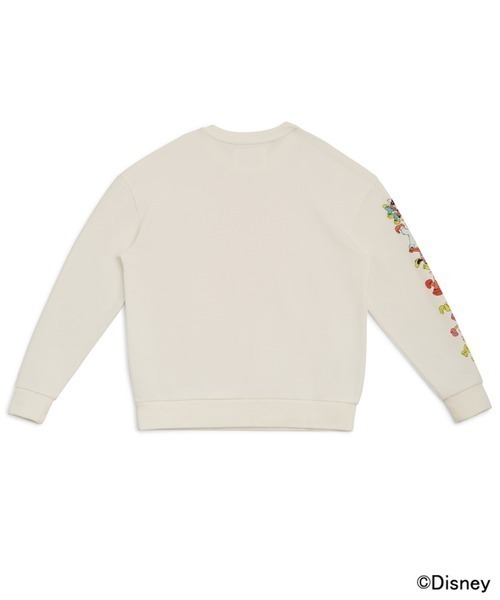 Guess（ゲス）の「GUESS/ゲス GUESS・DISNEY LSVTEE スウェット ディズニー（スウェット・メンズ・アイボリー/ミント・M/L/XL）」の9枚目の写真