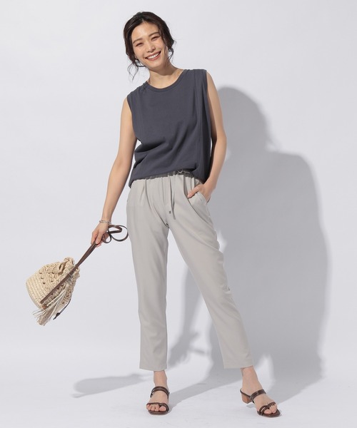 BAYFLOW（ベイフロー）の「RPテーパードロストパンツ（その他パンツ・レディース・ライトグレー/ブラック/カーキ/ピンク/ブルー/モカ/チャコール・SMALL/MEDIUM/LARGE）」の22枚目の写真