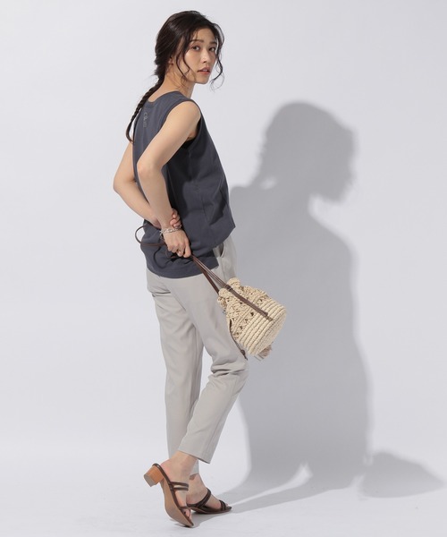 BAYFLOW（ベイフロー）の「RPテーパードロストパンツ（その他パンツ・レディース・ライトグレー/ブラック/カーキ/ピンク/ブルー/モカ/チャコール・SMALL/MEDIUM/LARGE）」の13枚目の写真