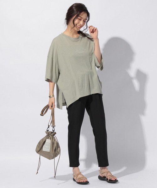 BAYFLOW（ベイフロー）の「RPテーパードロストパンツ（その他パンツ・レディース・ライトグレー/ブラック/カーキ/ピンク/ブルー/モカ/チャコール・SMALL/MEDIUM/LARGE）」の8枚目の写真