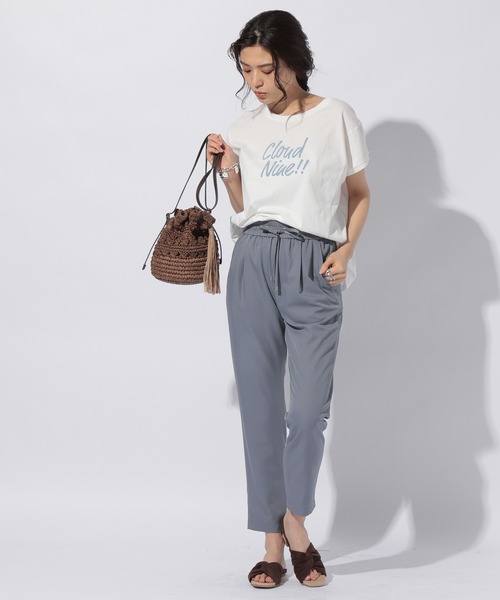 BAYFLOW（ベイフロー）の「RPテーパードロストパンツ（その他パンツ・レディース・ライトグレー/ブラック/カーキ/ピンク/ブルー/モカ/チャコール・SMALL/MEDIUM/LARGE）」の14枚目の写真