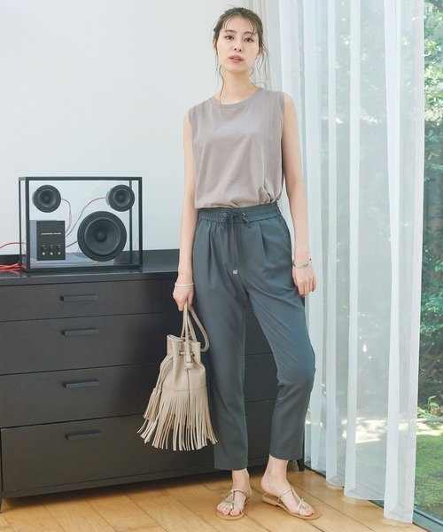 BAYFLOW（ベイフロー）の「RPテーパードロストパンツ（その他パンツ・レディース・ライトグレー/ブラック/カーキ/ピンク/ブルー/モカ/チャコール・SMALL/MEDIUM/LARGE）」の21枚目の写真