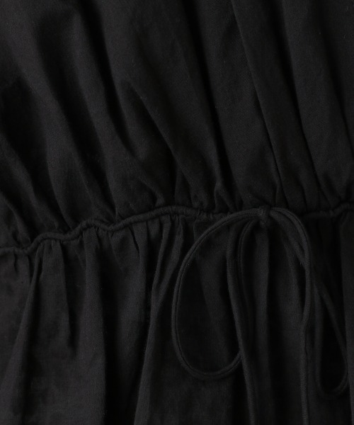 JEANASIS（ジーナシス）の「2WAYギャザーVブラウス/951587（シャツ/ブラウス・レディース・ホワイト/ブラック/カーキ・FREE）」の17枚目の写真