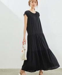 ROPE' PICNIC | 【リンクコーデ】楊柳ティアードワンピース(ワンピース)