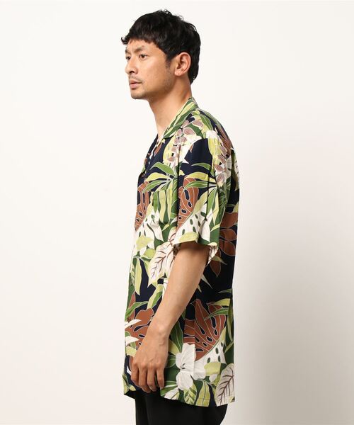 TWO PALMS（トゥーパームス）の「TWO PALMS/トゥーパームス HAWAIIANシャツ B（シャツ/ブラウス・メンズ・ホワイト/ブラック・M/S/L/XL）」の3枚目の写真