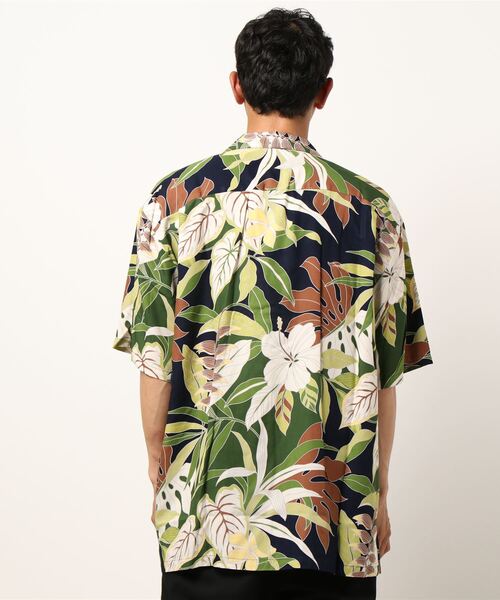 TWO PALMS（トゥーパームス）の「TWO PALMS/トゥーパームス HAWAIIANシャツ B（シャツ/ブラウス・メンズ・ホワイト/ブラック・M/S/L/XL）」の4枚目の写真