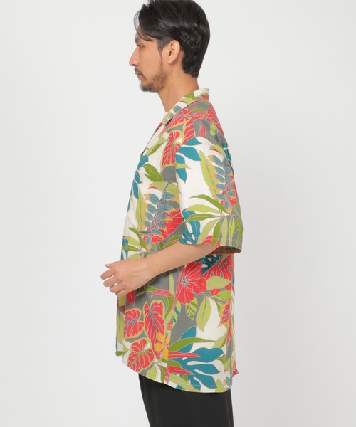 TWO PALMS（トゥーパームス）の「TWO PALMS/トゥーパームス HAWAIIANシャツ B（シャツ/ブラウス・メンズ・ホワイト/ブラック・M/S/L/XL）」の5枚目の写真