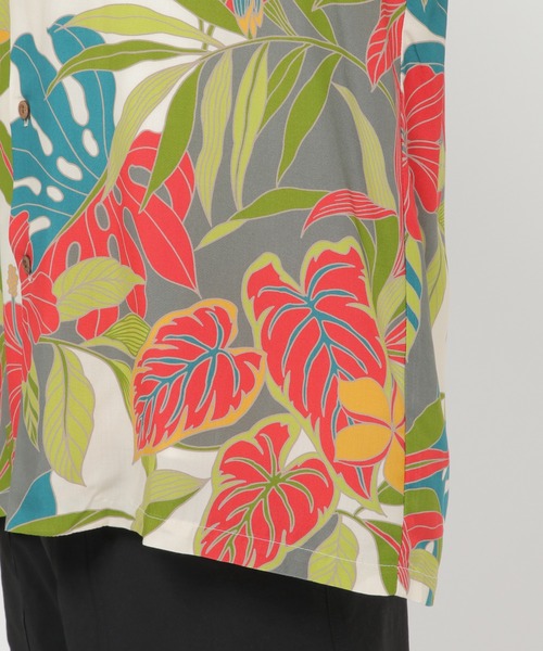 TWO PALMS（トゥーパームス）の「TWO PALMS/トゥーパームス HAWAIIANシャツ B（シャツ/ブラウス・メンズ・ホワイト/ブラック・M/S/L/XL）」の9枚目の写真