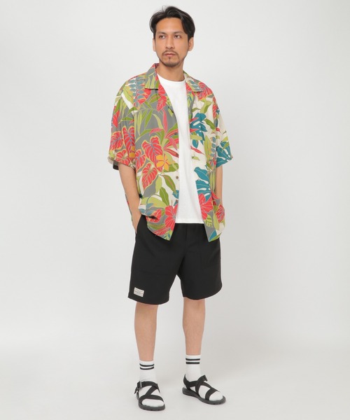 TWO PALMS（トゥーパームス）の「TWO PALMS/トゥーパームス HAWAIIANシャツ B（シャツ/ブラウス・メンズ・ホワイト/ブラック・M/S/L/XL）」の15枚目の写真