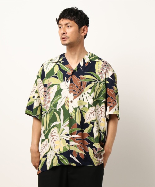 TWO PALMS（トゥーパームス）の「TWO PALMS/トゥーパームス HAWAIIANシャツ B（シャツ/ブラウス・メンズ・ホワイト/ブラック・M/S/L/XL）」の21枚目の写真