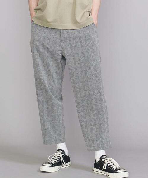 BEAUTY&YOUTH UNITED ARROWS（ビューティーアンドユースユナイテッドアローズ）の「BY ポリエステル グレンチェック オッドパンツ（その他パンツ・メンズ・ブラック/グレー・SMALL/MEDIUM/LARGE/X-LARGE）」の2枚目の写真