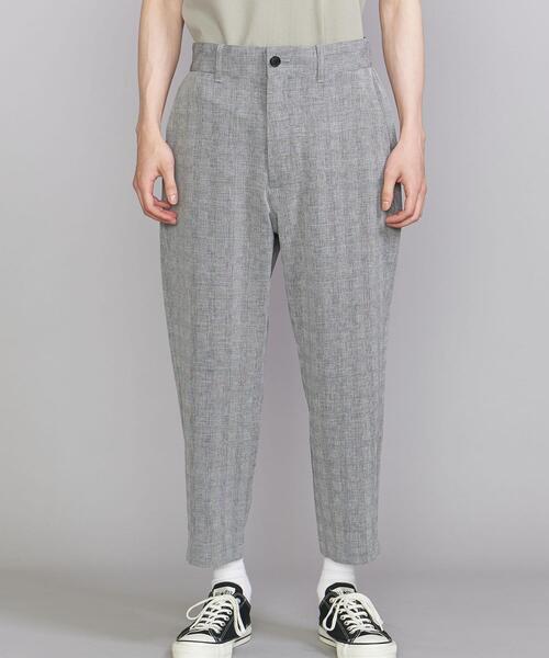 BEAUTY&YOUTH UNITED ARROWS（ビューティーアンドユースユナイテッドアローズ）の「BY ポリエステル グレンチェック オッドパンツ（その他パンツ・メンズ・ブラック/グレー・SMALL/MEDIUM/LARGE/X-LARGE）」の3枚目の写真