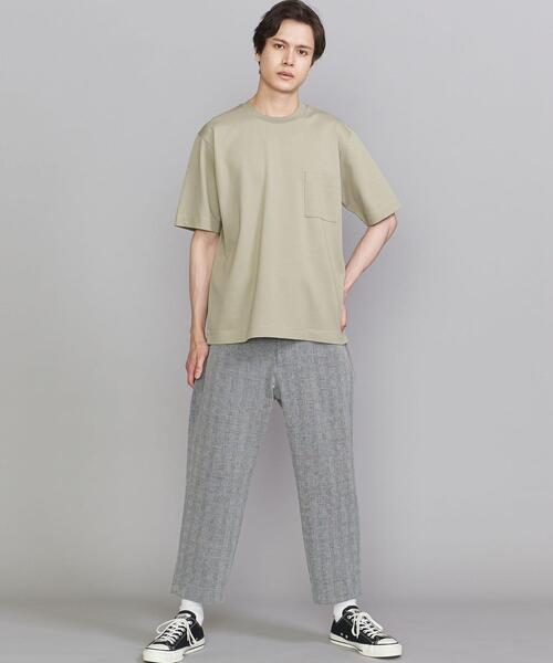 BEAUTY&YOUTH UNITED ARROWS（ビューティーアンドユースユナイテッドアローズ）の「BY ポリエステル グレンチェック オッドパンツ（その他パンツ・メンズ・ブラック/グレー・SMALL/MEDIUM/LARGE/X-LARGE）」の8枚目の写真