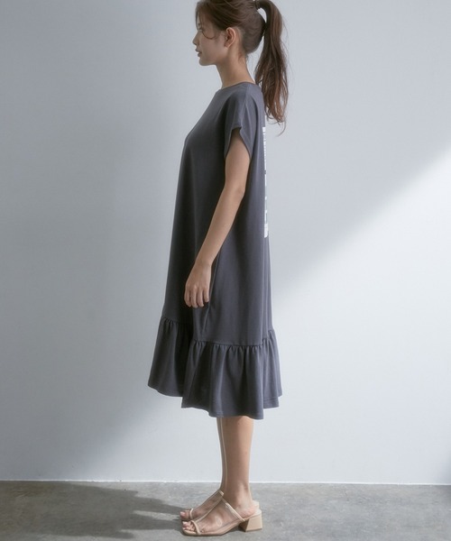 Vis A Vis ワンピース バックプリントtシャツワンピース ワンピース Vis A Vis ビサビ のファッション