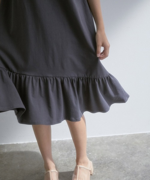 Vis A Vis ワンピース バックプリントtシャツワンピース ワンピース Vis A Vis ビサビ のファッション