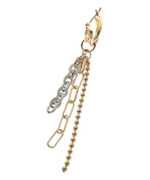 MERCURYDUO（マーキュリーデュオ）の「ミックスチェーンピアス（ピアス（両耳用）・レディース・シルバー/ゴールド・FREE）」の7枚目の写真