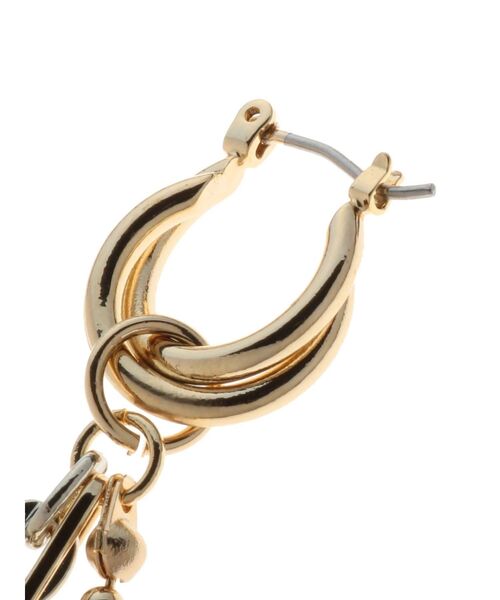 MERCURYDUO（マーキュリーデュオ）の「ミックスチェーンピアス（ピアス（両耳用）・レディース・シルバー/ゴールド・FREE）」の6枚目の写真