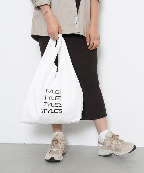 styles(スタイルス)の「Styles TYVEK SHOPPING BAG(トートバッグ・メンズ・ホワイト・ONE SIZE)」の1枚目の写真
