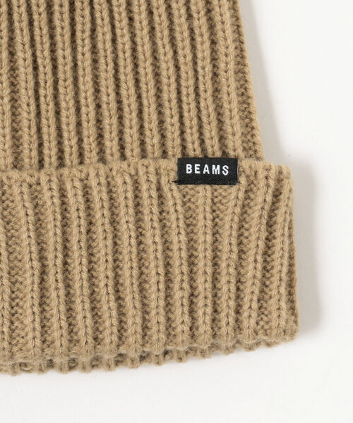 BEAMS（ビームス）の「BEAMS / バルキー ワッチ キャップ（ニットキャップ/ビーニー・メンズ・ネイビー/ベージュ/ブラック/グレー・ONE SIZE）」の8枚目の写真