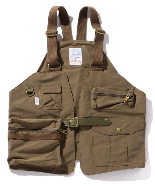 AS2OV（アッソブ）の「AS2OV/アッソブ SHRINK NYLON CAMP VEST（ベスト・メンズ・ブラック/グレー/キャメル・ONE SIZE）」の3枚目の写真