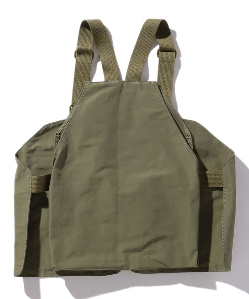AS2OV（アッソブ）の「AS2OV/アッソブ SHRINK NYLON CAMP VEST（ベスト・メンズ・ブラック/グレー/キャメル・ONE SIZE）」の4枚目の写真