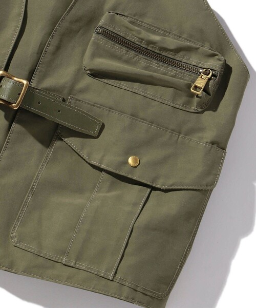 AS2OV（アッソブ）の「AS2OV/アッソブ SHRINK NYLON CAMP VEST（ベスト・メンズ・ブラック/グレー/キャメル・ONE SIZE）」の7枚目の写真