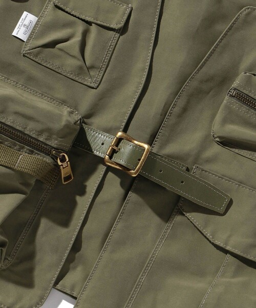 AS2OV（アッソブ）の「AS2OV/アッソブ SHRINK NYLON CAMP VEST（ベスト・メンズ・ブラック/グレー/キャメル・ONE SIZE）」の9枚目の写真