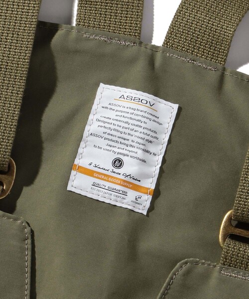 AS2OV（アッソブ）の「AS2OV/アッソブ SHRINK NYLON CAMP VEST（ベスト・メンズ・ブラック/グレー/キャメル・ONE SIZE）」の10枚目の写真