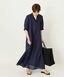 journal standard L'essage（ジャーナルスタンダードレサージュ）の「フレンチリネン スキッパーワンピース◆2（ワンピース）」