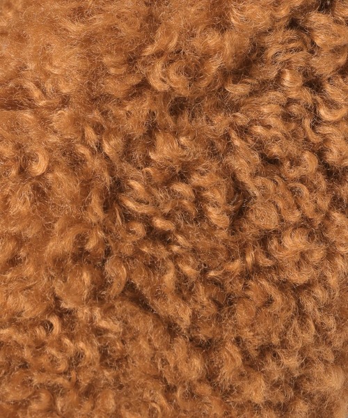 PAGEBOY（ページボーイ）の「ボアフラットミュール（サンダル・レディース・ブラウン/アイボリー・MEDIUM/LARGE）」の8枚目の写真