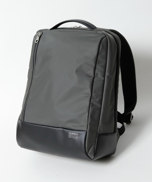 PRO-SPERITY（プロスペリティ）の「【PRO-SPERITY×UNION STATION別注】シンセティックレザー×ナイロンバックパック（バックパック/リュック・メンズ・ブラック/ネイビー/グレー・FREE）」の5枚目の写真