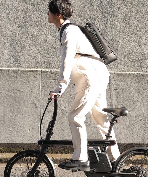 PRO-SPERITY（プロスペリティ）の「【PRO-SPERITY×UNION STATION別注】シンセティックレザー×ナイロンバックパック（バックパック/リュック・メンズ・ブラック/ネイビー/グレー・FREE）」の18枚目の写真