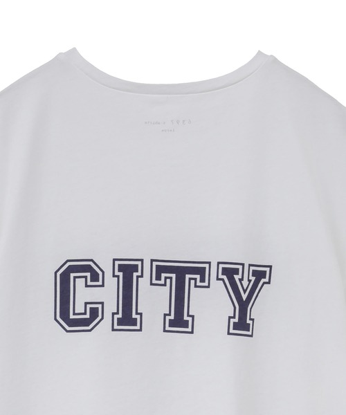 6397（シックススリーナインセブン）の「＜6397 (シックススリーナインセブン)＞ロゴTシャツ（Tシャツ/カットソー・レディース・ホワイト・L）」の9枚目の写真