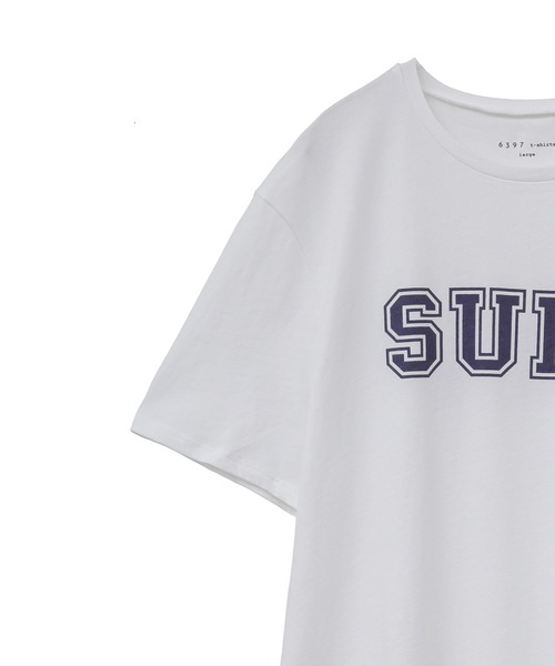 6397（シックススリーナインセブン）の「＜6397 (シックススリーナインセブン)＞ロゴTシャツ（Tシャツ/カットソー・レディース・ホワイト・L）」の7枚目の写真