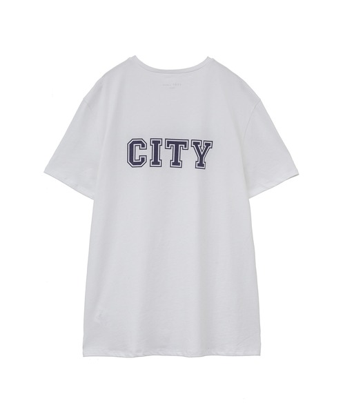 6397（シックススリーナインセブン）の「＜6397 (シックススリーナインセブン)＞ロゴTシャツ（Tシャツ/カットソー・レディース・ホワイト・L）」の5枚目の写真