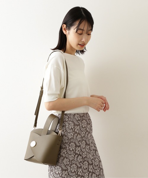 NATURAL BEAUTY BASIC(ナチュラルビューティーベーシック)の「エレファントバケット(ハンドバッグ・レディース・カーキ/ダークブルー・フリ-)」の17枚目の写真