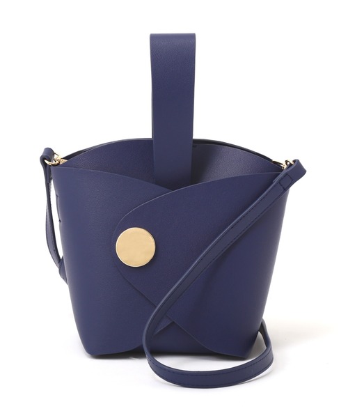 NATURAL BEAUTY BASIC(ナチュラルビューティーベーシック)の「エレファントバケット(ハンドバッグ・レディース・カーキ/ダークブルー・フリ-)」の8枚目の写真