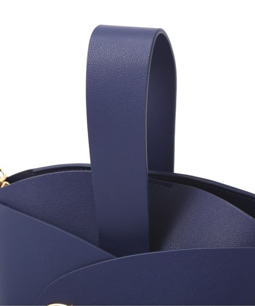 NATURAL BEAUTY BASIC(ナチュラルビューティーベーシック)の「エレファントバケット(ハンドバッグ・レディース・カーキ/ダークブルー・フリ-)」の18枚目の写真